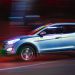 Hyundai Predictive Shifting depicted on road with car moving